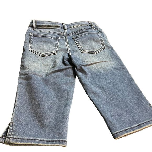 Girls Cat & Jack Adjustable Waist Dark Wash Skinny Blue Jeans Girls Size S 6/6X - Picture 6 of 12